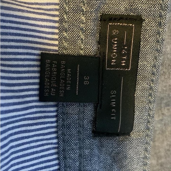 Men’s Slim Fit Cotton Shorts (linen look) - Picture 4 of 5